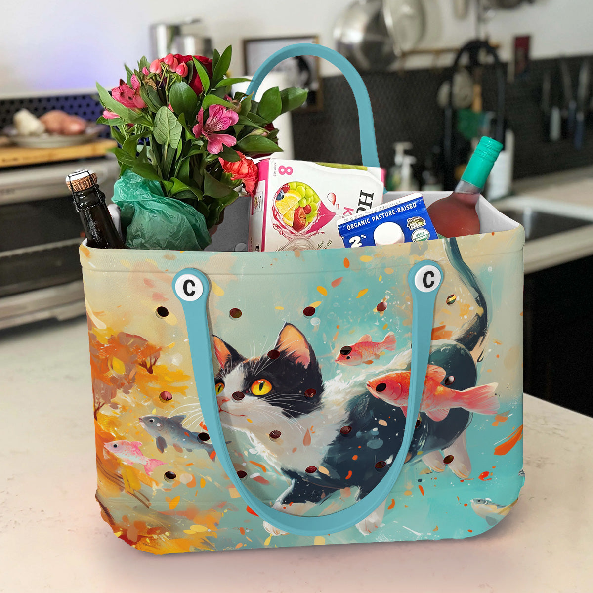 Spheregoods Cee™ Bag Aqua Paws
