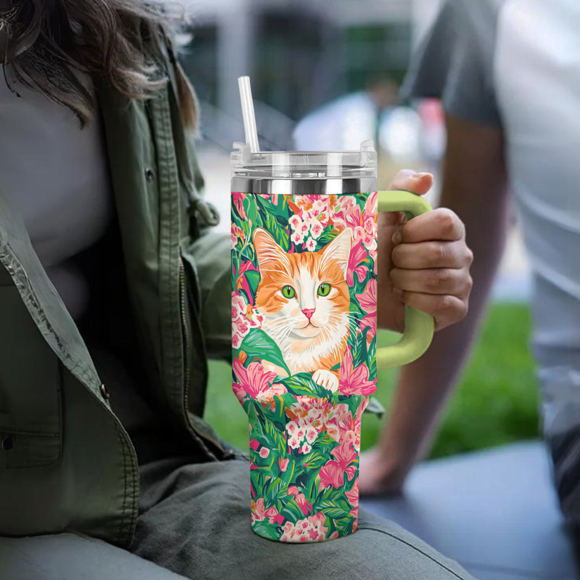 Spheregoods Tumbler Meowtropical