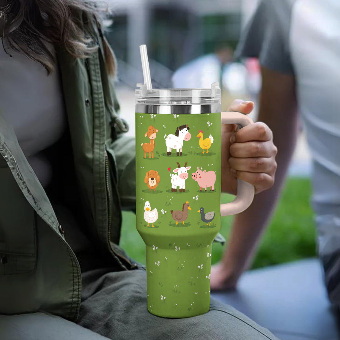 Spheregoods Tumbler Happy Farm
