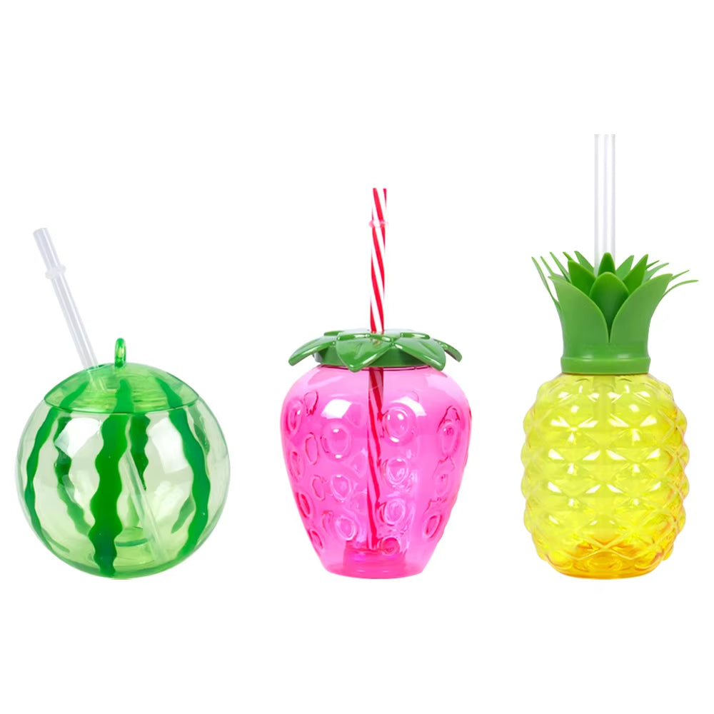 Spheregoods 6pcs Tropical Party Drink Cup Set
