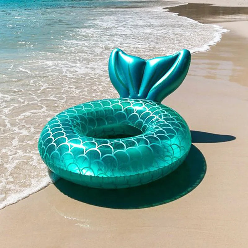 Spheregoods Mermaid Pool Float with Backrest
