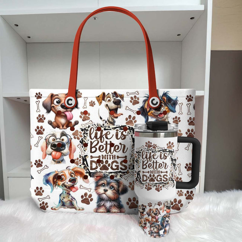 Spheregoods Cee™ Bag Life is Better with Dogs