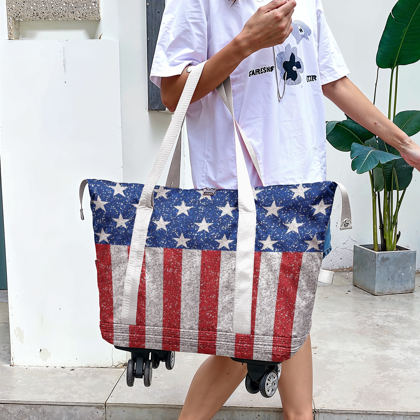 Spheregoods™ Luggage Bag All-American Spark