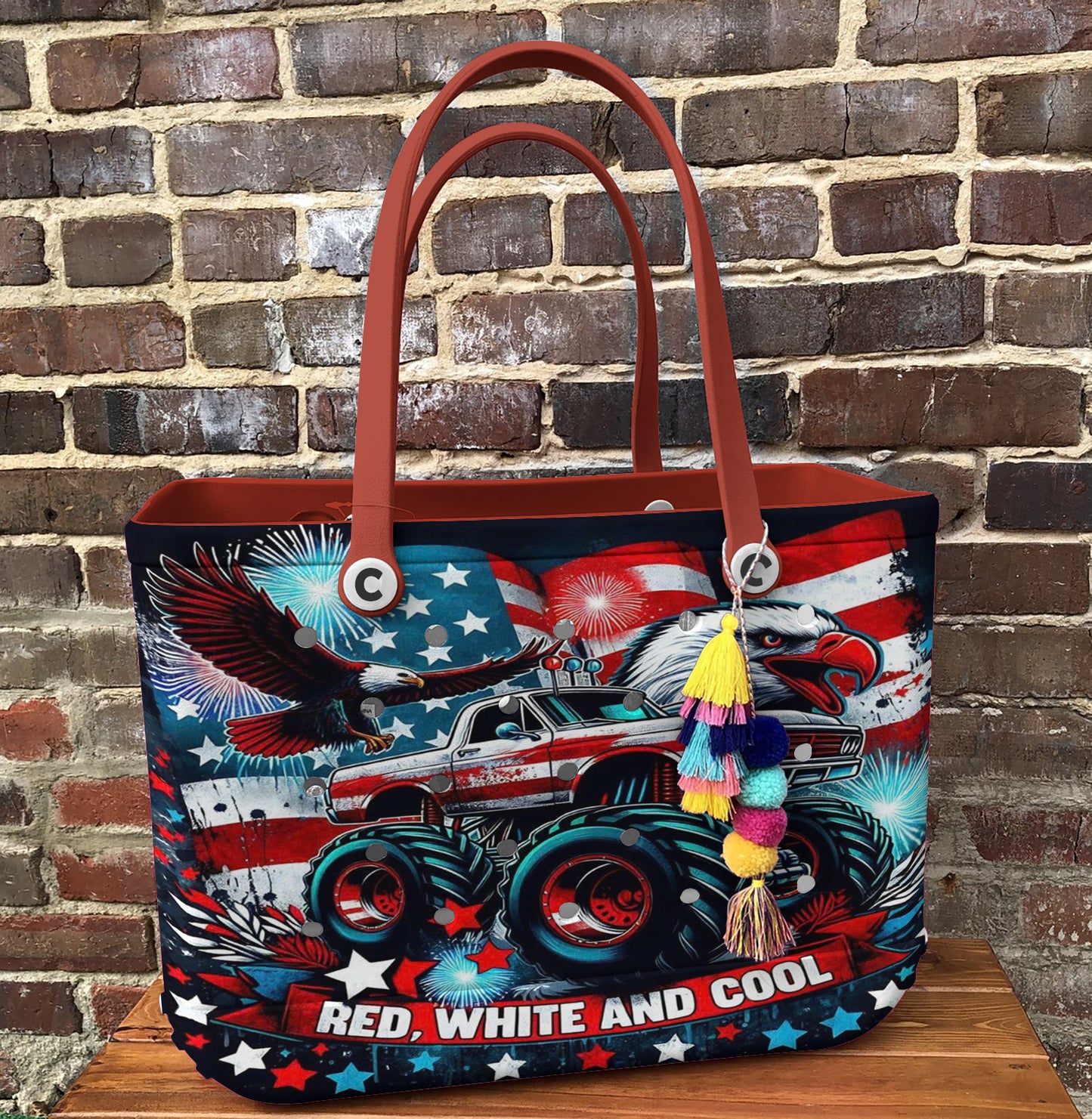 Spheregoods Cee™ Bag Red, White And Cool