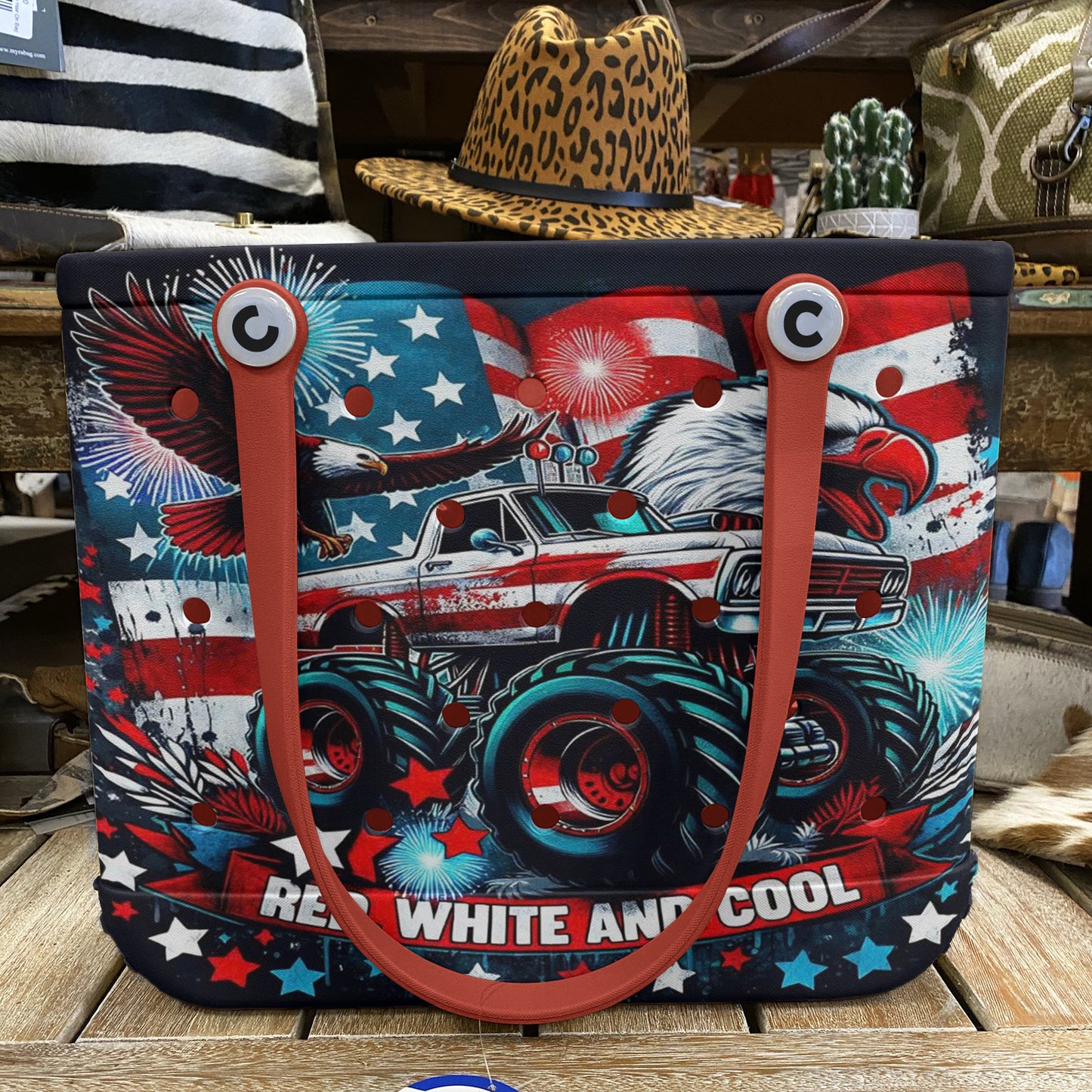 Spheregoods Cee™ Bag Red, White And Cool