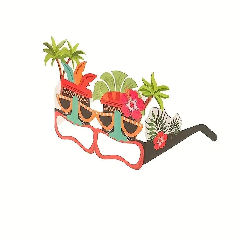 Spheregoods 8pcs Hawaiian Beach Party Sunglasses