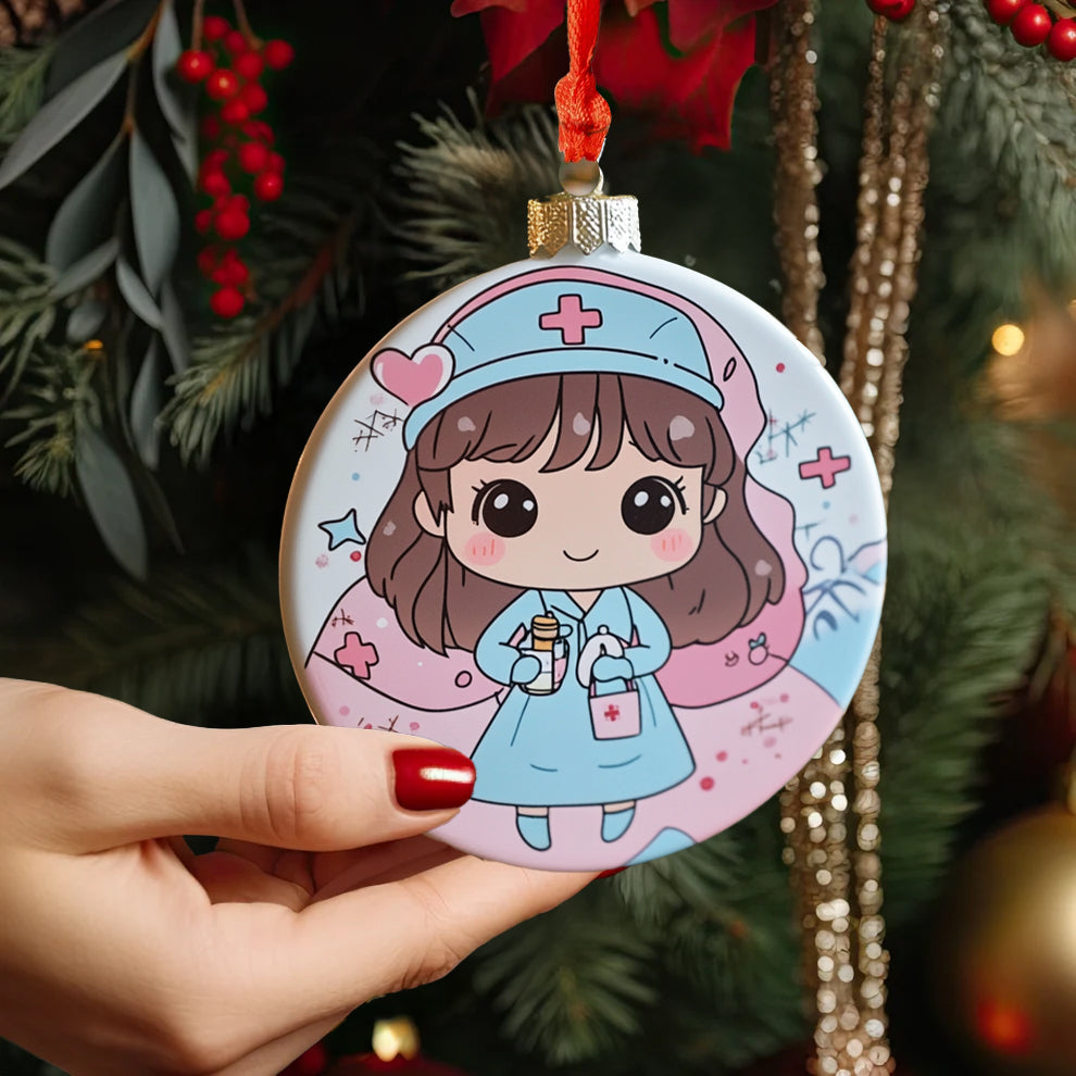 Spheregoods 2D Acrylic Ornament Nurse Life