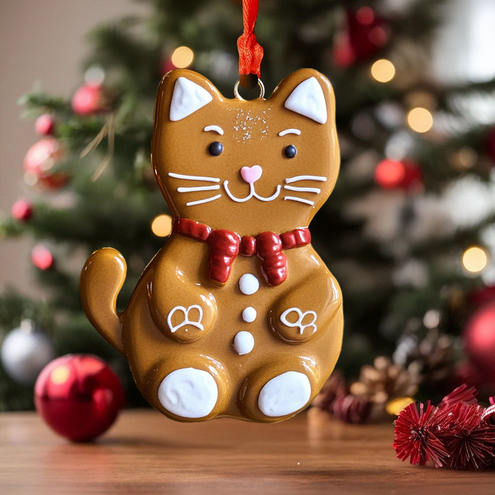 Spheregoods 2D Acrylic Ornament Kitty Cookie