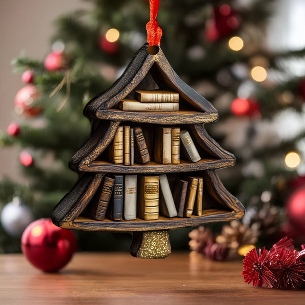 Spheregoods 2D Acrylic Ornament Literary Tree