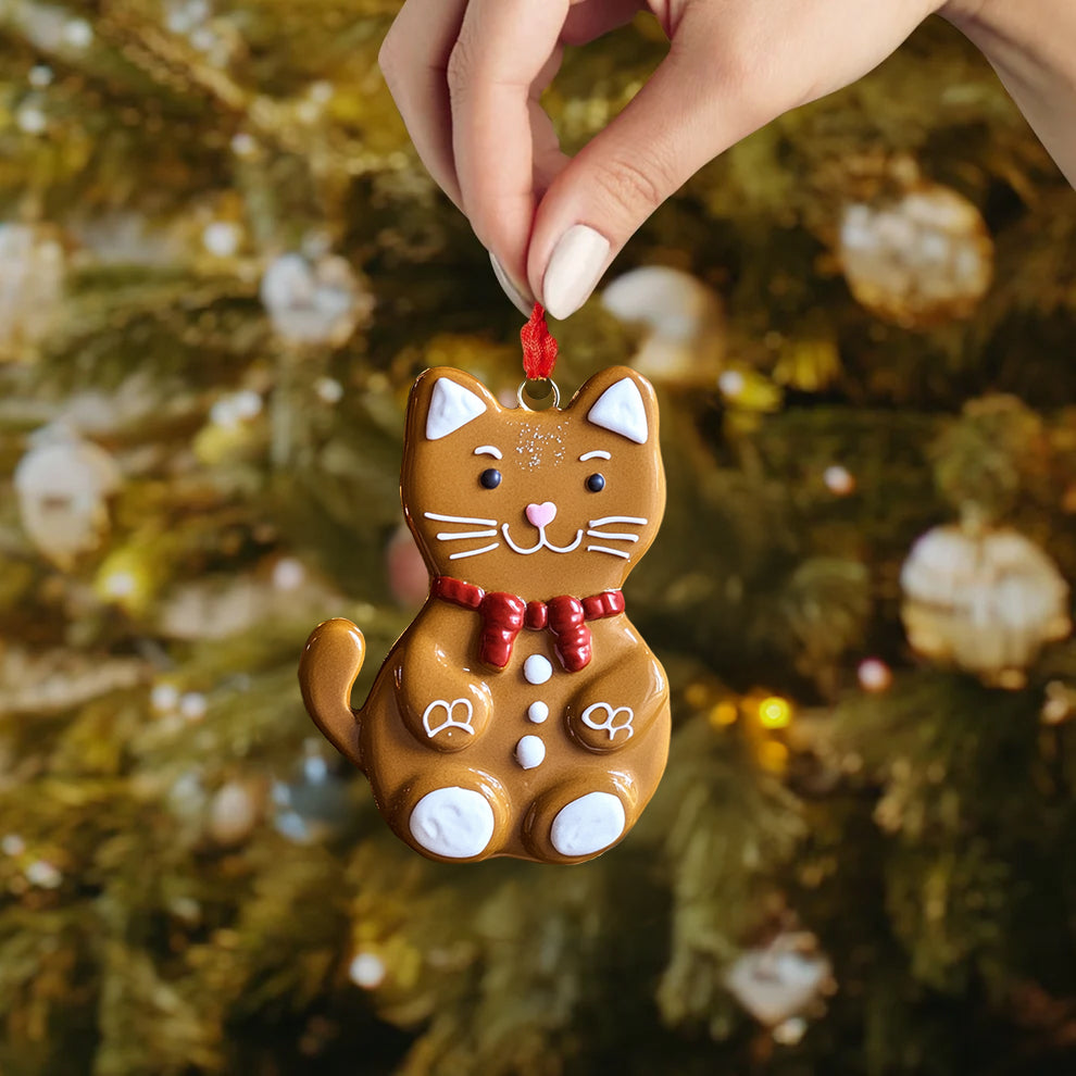 Spheregoods 2D Acrylic Ornament Kitty Cookie