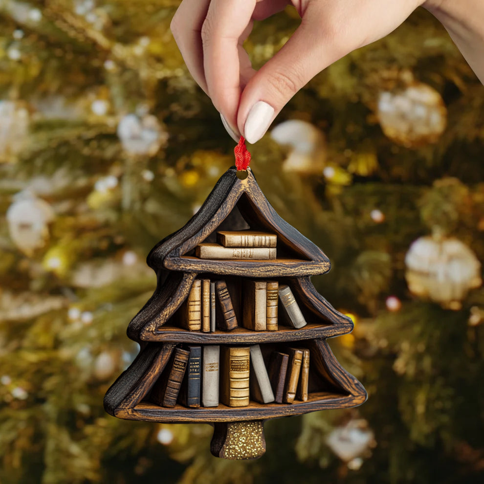 Spheregoods 2D Acrylic Ornament Literary Tree