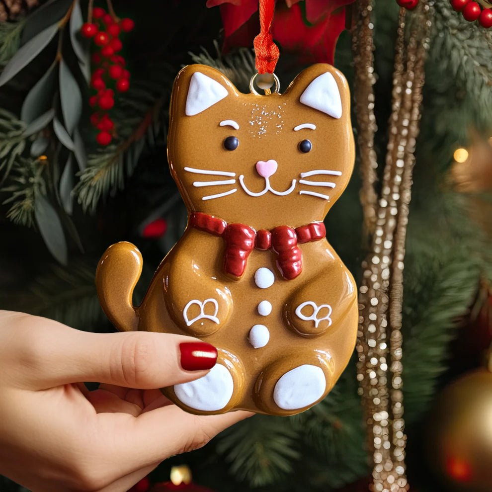 Spheregoods 2D Acrylic Ornament Kitty Cookie