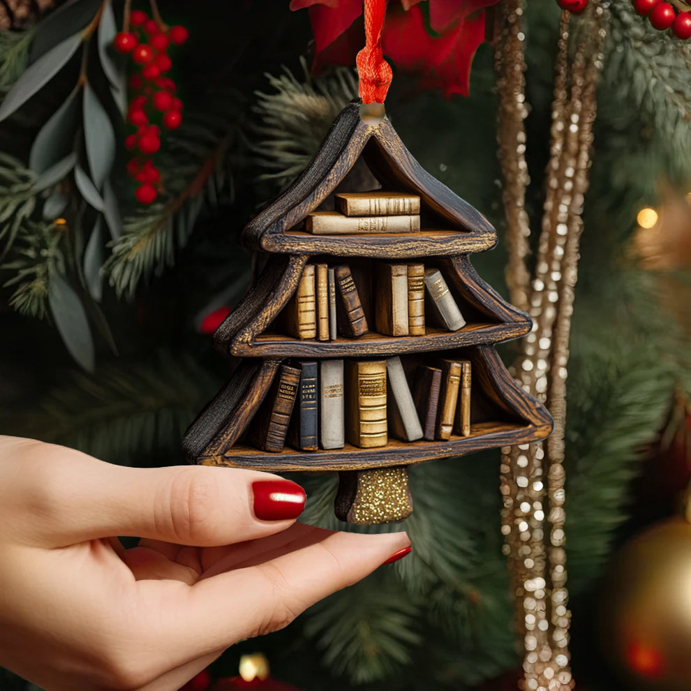 Spheregoods 2D Acrylic Ornament Literary Tree