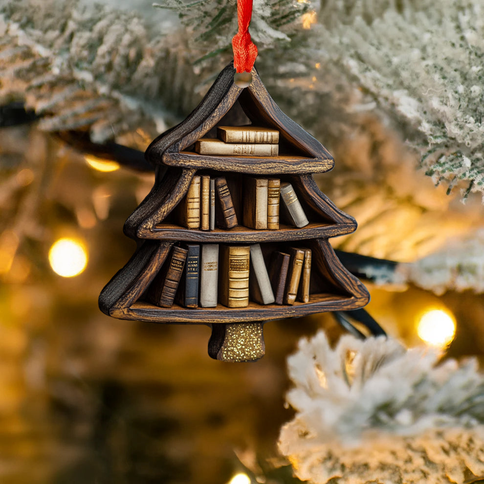 Spheregoods 2D Acrylic Ornament Literary Tree