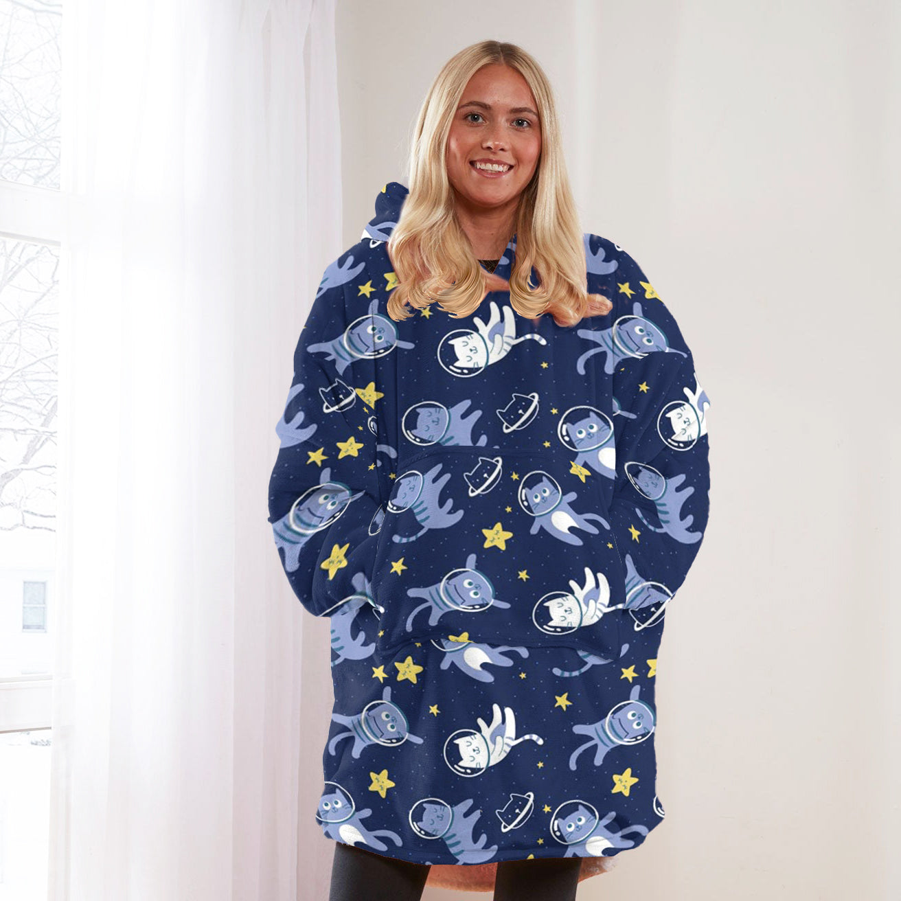 Spheregoods Huggie Blanket Astro Cats