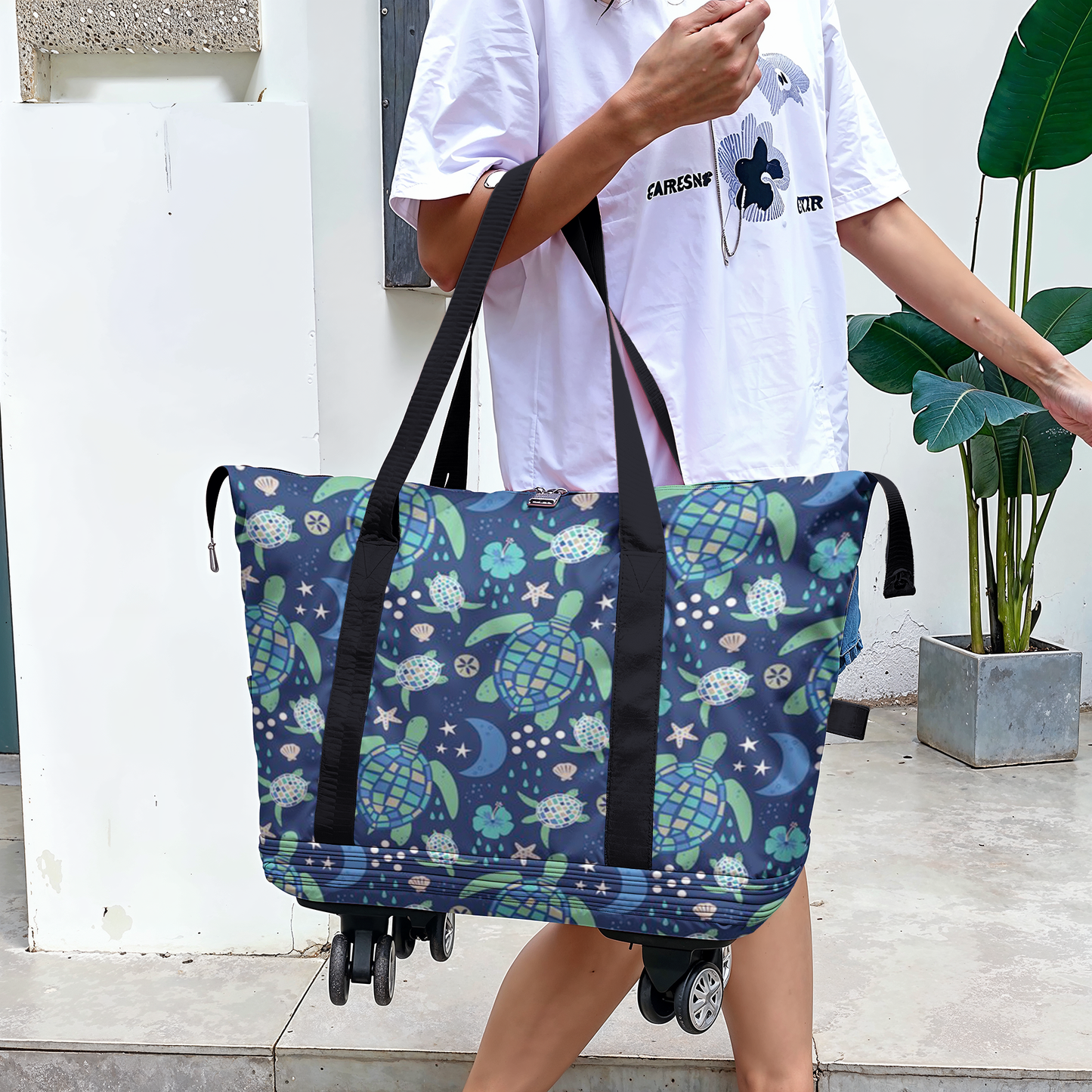 Spheregoods™ Luggage Bag Turtley Awesome