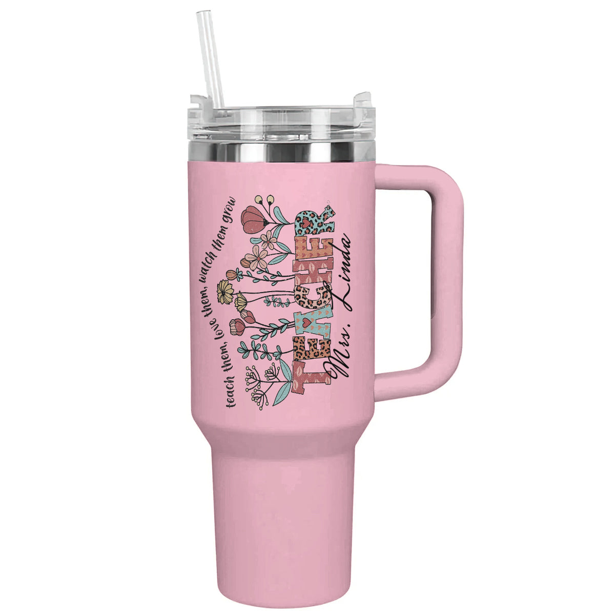 Spheregoods Personalized Tumbler Blooming Educator