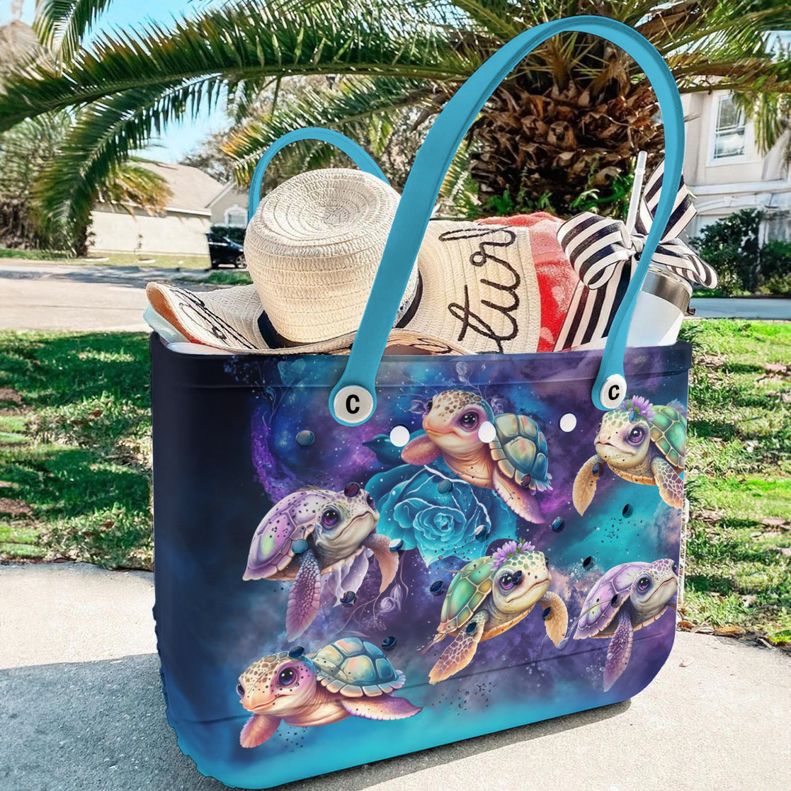 Spheregoods Cee™ Bag Cosmic Turtle Neon