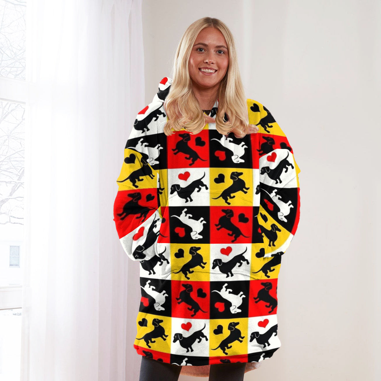Spheregoods Huggie Blanket Doxie Love Patch