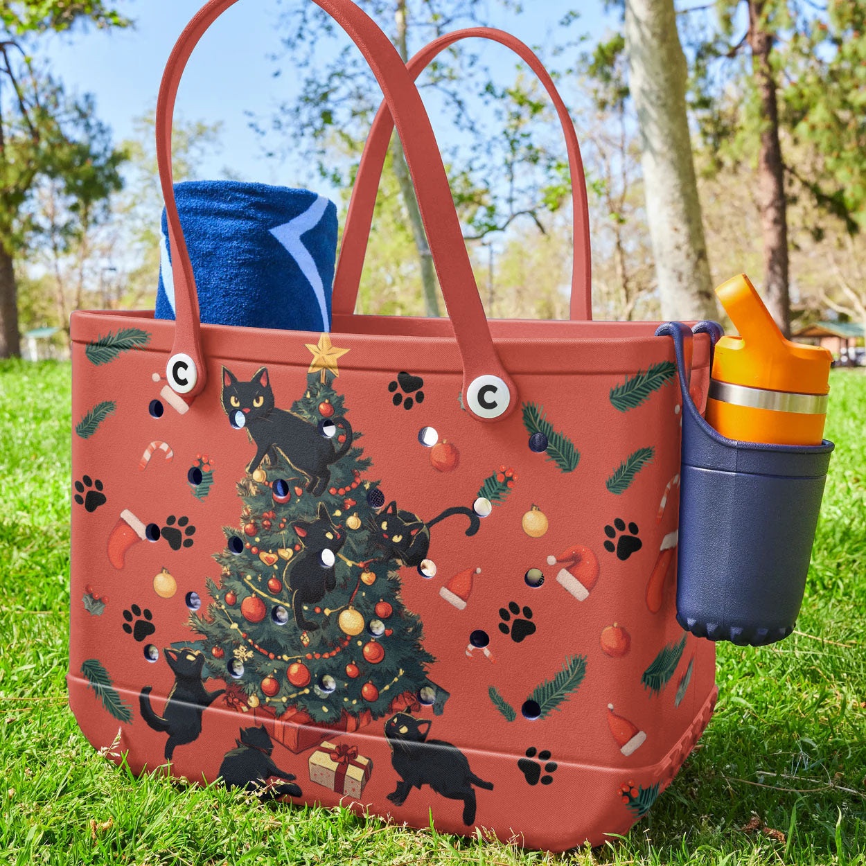 Spheregoods Cee™ Bag Meowy Christmas