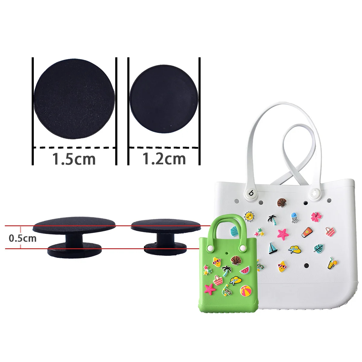 Spheregoods 18pcs Summer Beach Bag Charms Set