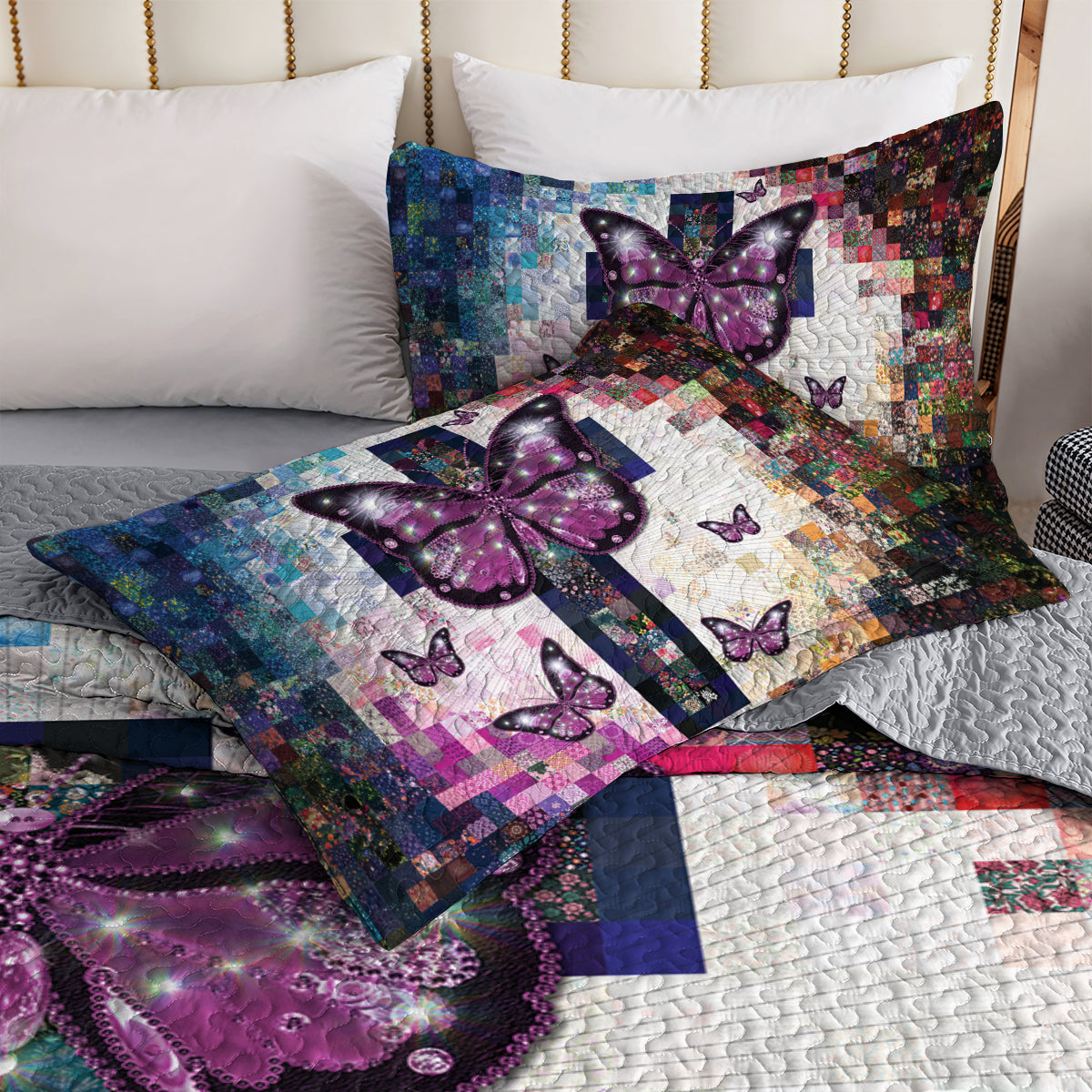 Spheregoods Quilt Bedding Set Christian Butterfly