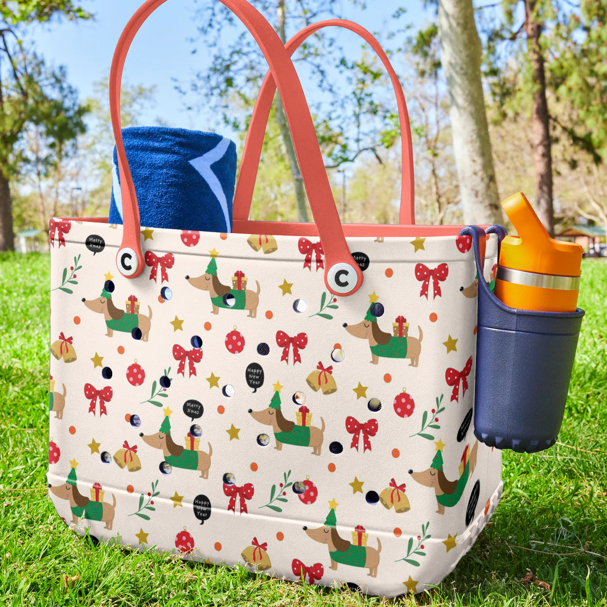 Spheregoods Cee™ Bag Dachshund Christmas