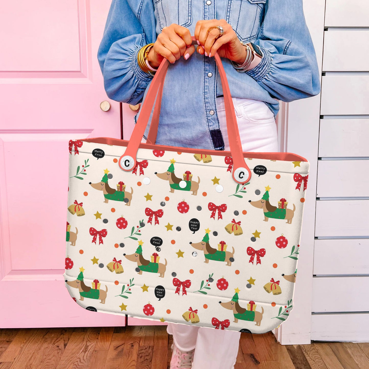 Spheregoods Cee™ Bag Dachshund Christmas