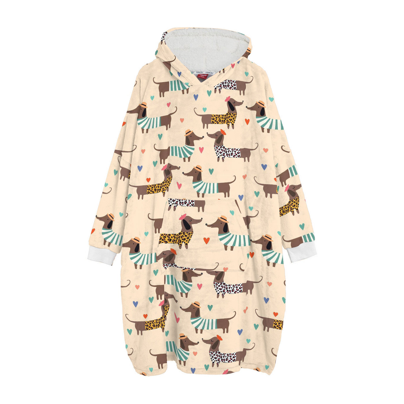 Spheregoods Huggie Blanket Dachshund Playtime