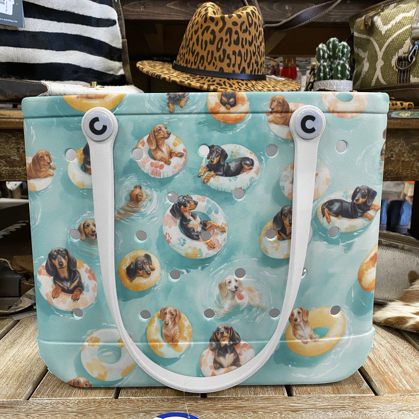 Spheregoods Cee™ Bag Dachshund Pool Party