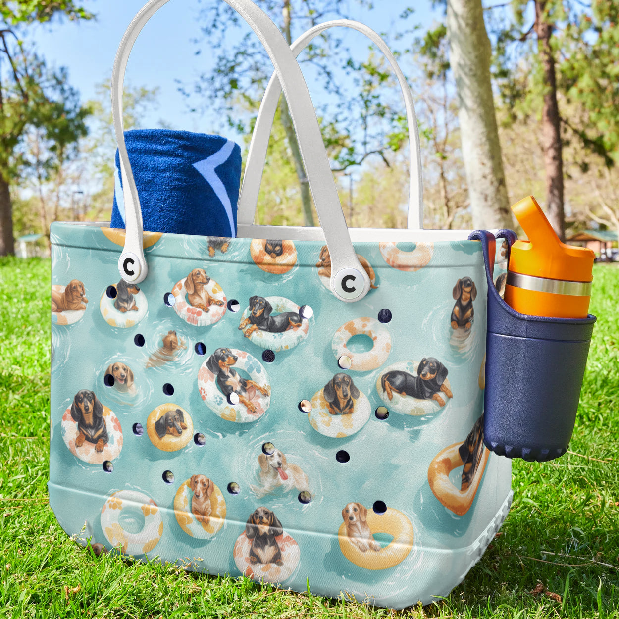 Spheregoods Cee™ Bag Dachshund Pool Party