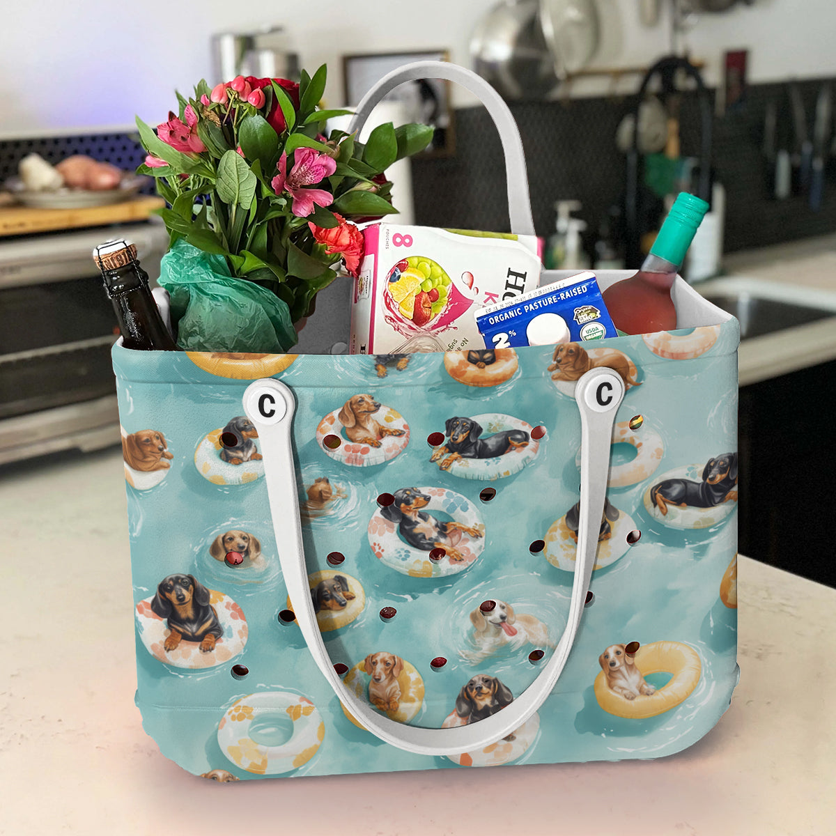 Spheregoods Cee™ Bag Dachshund Pool Party