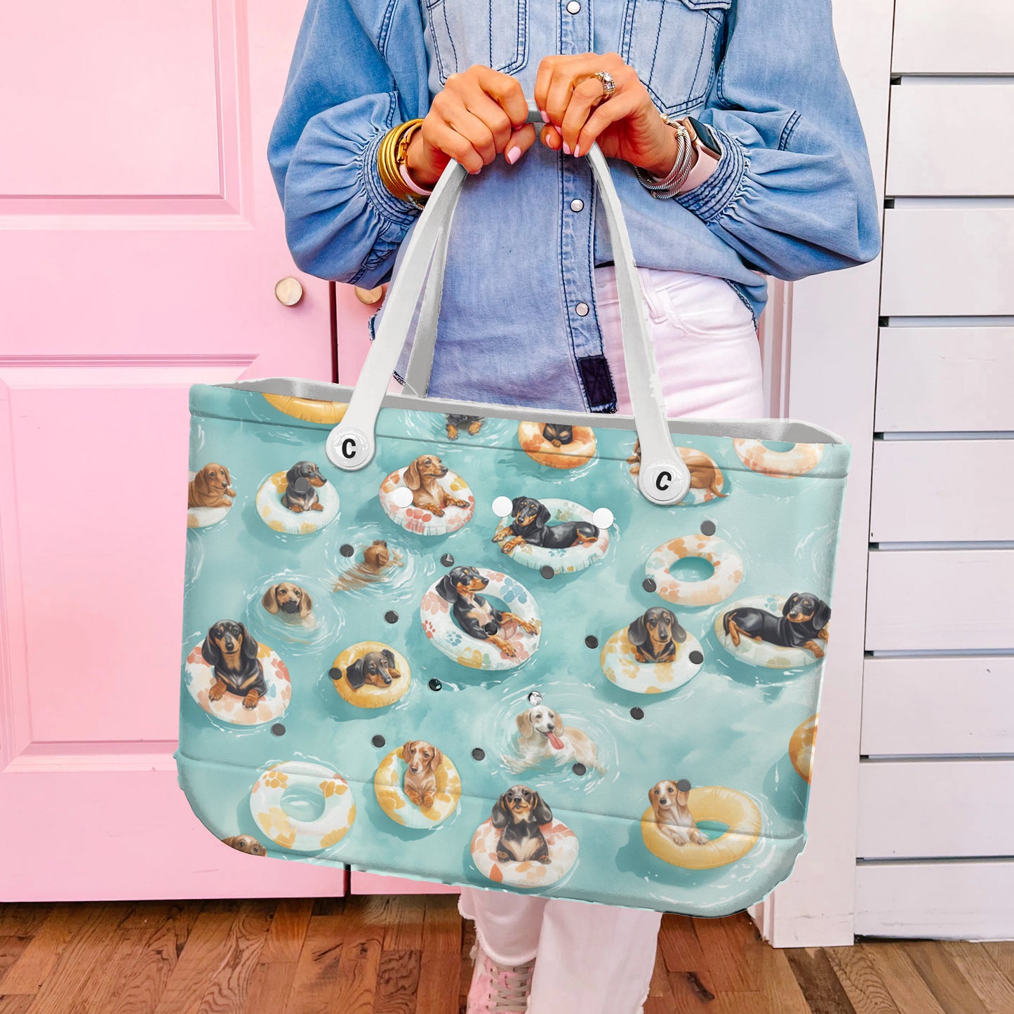 Spheregoods Cee™ Bag Dachshund Pool Party