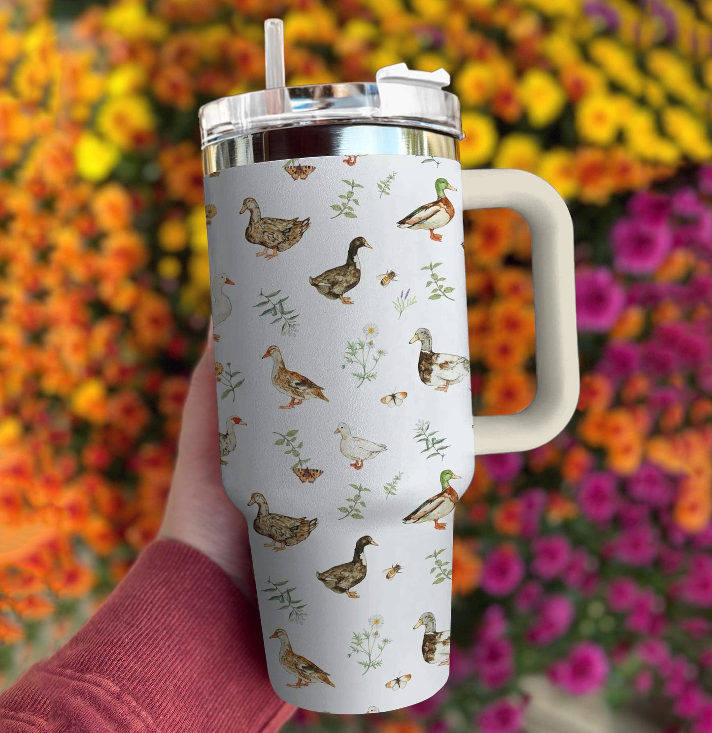 Spheregoods Tumbler Ducky Garden