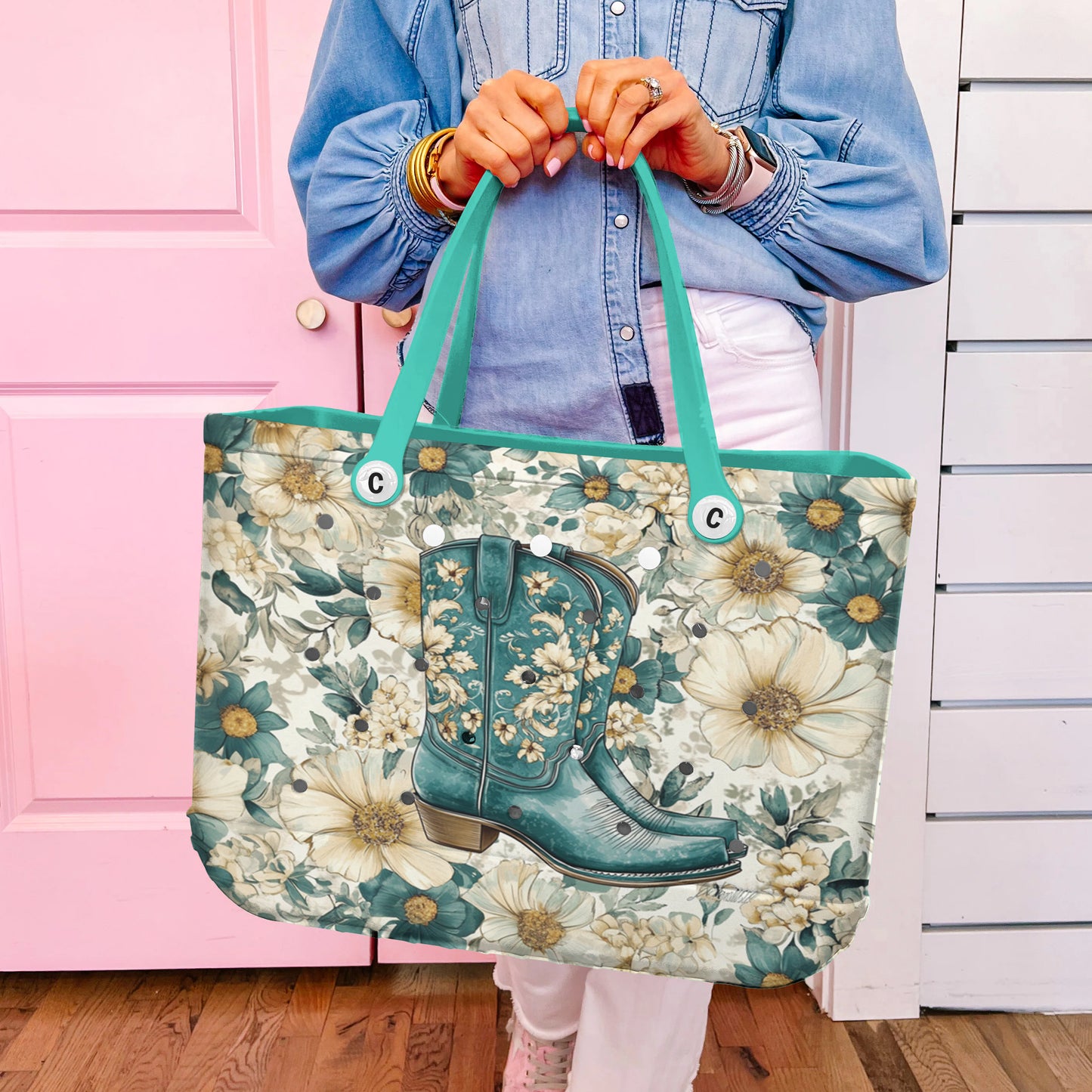 Spheregoods Cee™ Bag Floral Boots