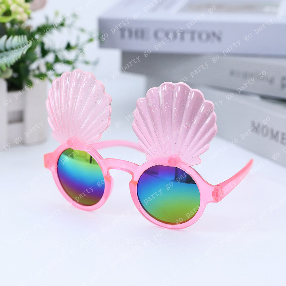 Mermaid Shell Sunglasses – Shiny Party Photo Props