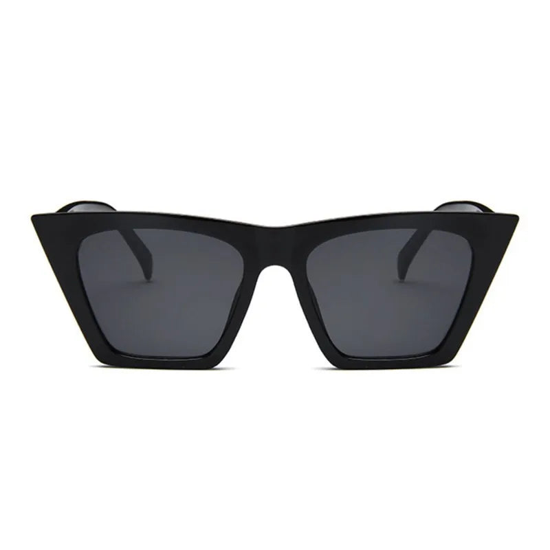 Luxury Designer Square Sunglasses – Vintage Cat Eye Shades for Women & Men