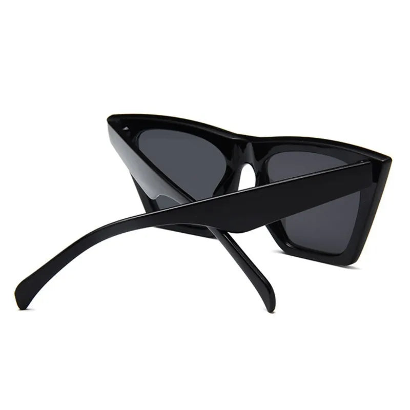 Luxury Designer Square Sunglasses – Vintage Cat Eye Shades for Women & Men