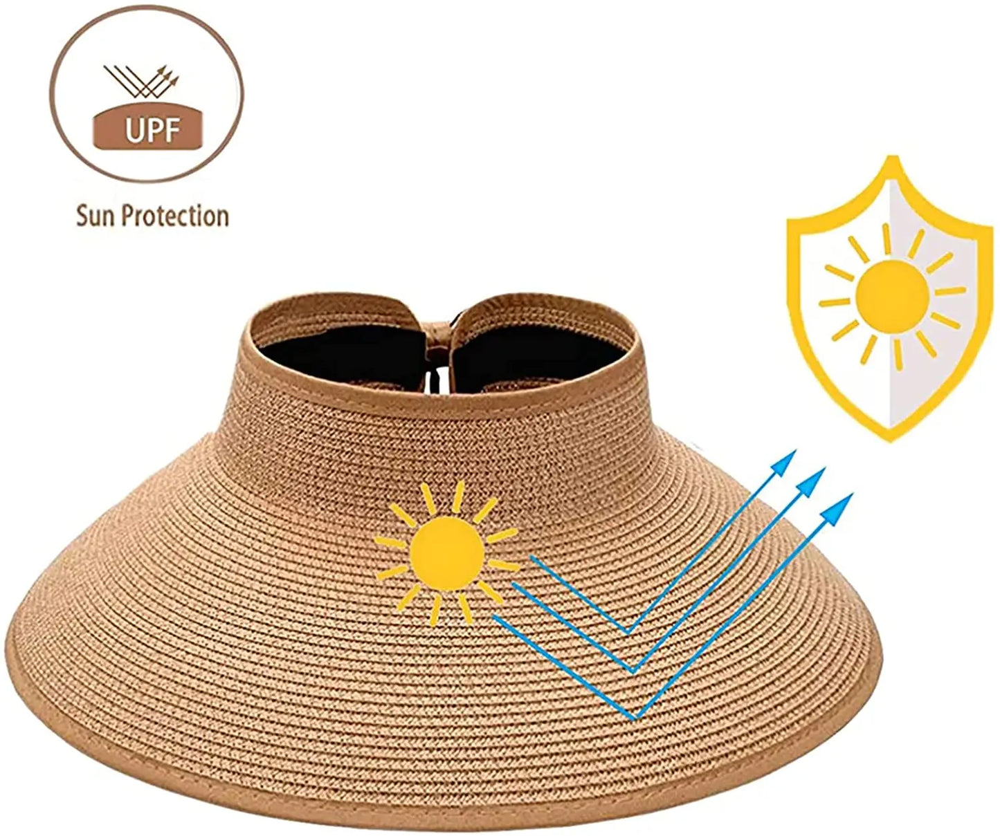 SphereGoods Roll-Up Sun Visor