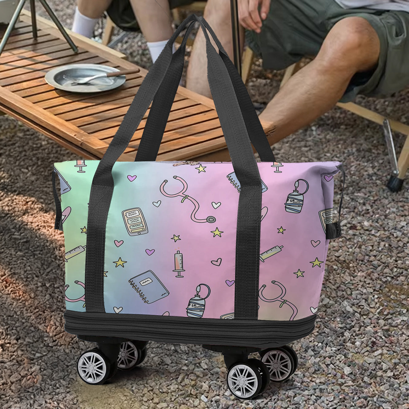 Spheregoods Luggage Bag Happy Healthcare