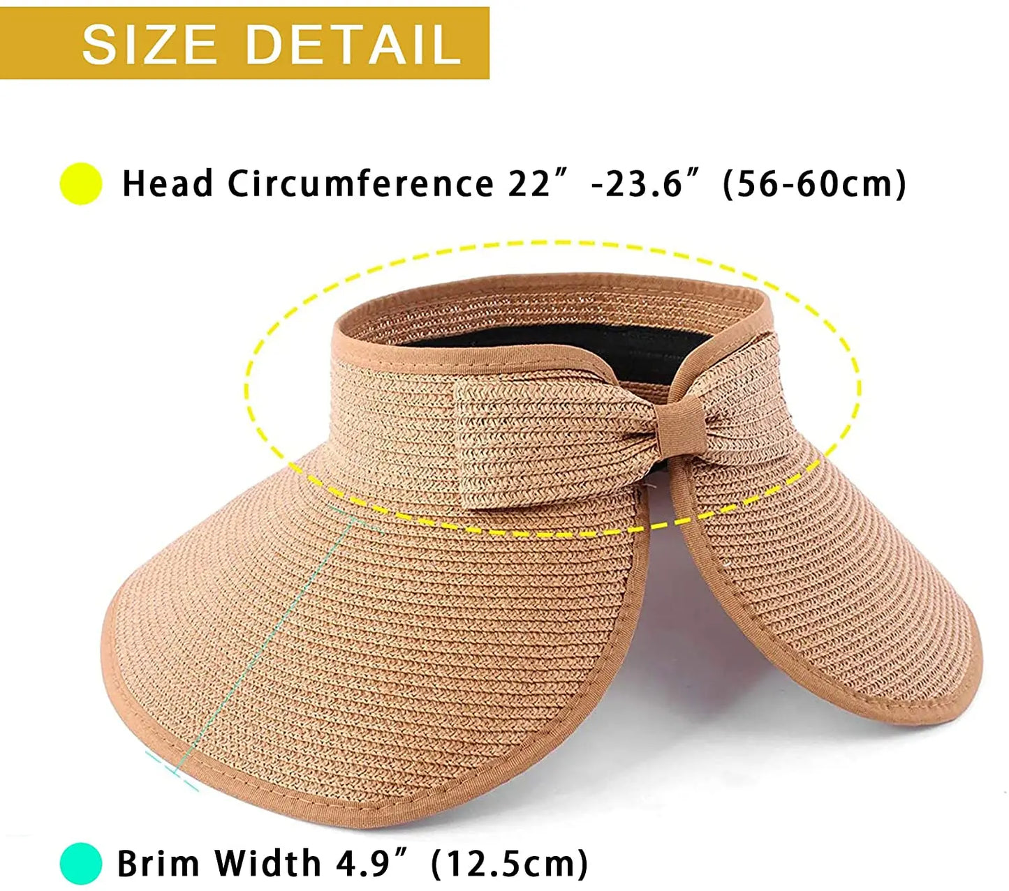 SphereGoods Roll-Up Sun Visor
