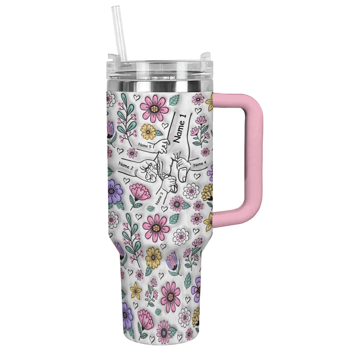 Spheregoods Personalized Tumbler Holding Hands
