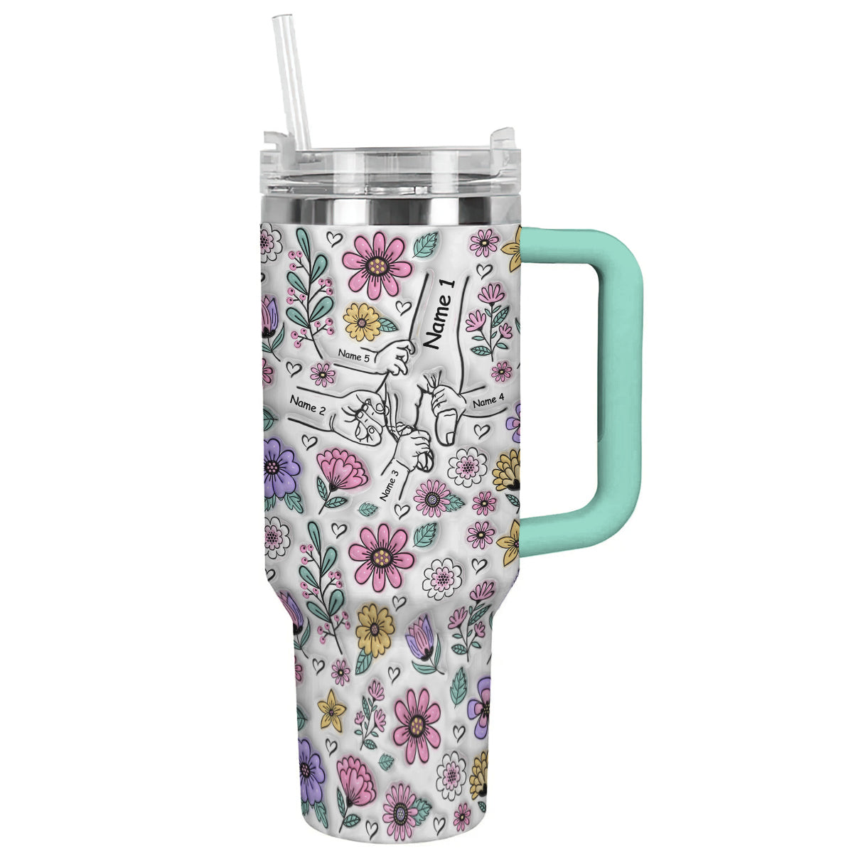 Spheregoods Personalized Tumbler Holding Hands