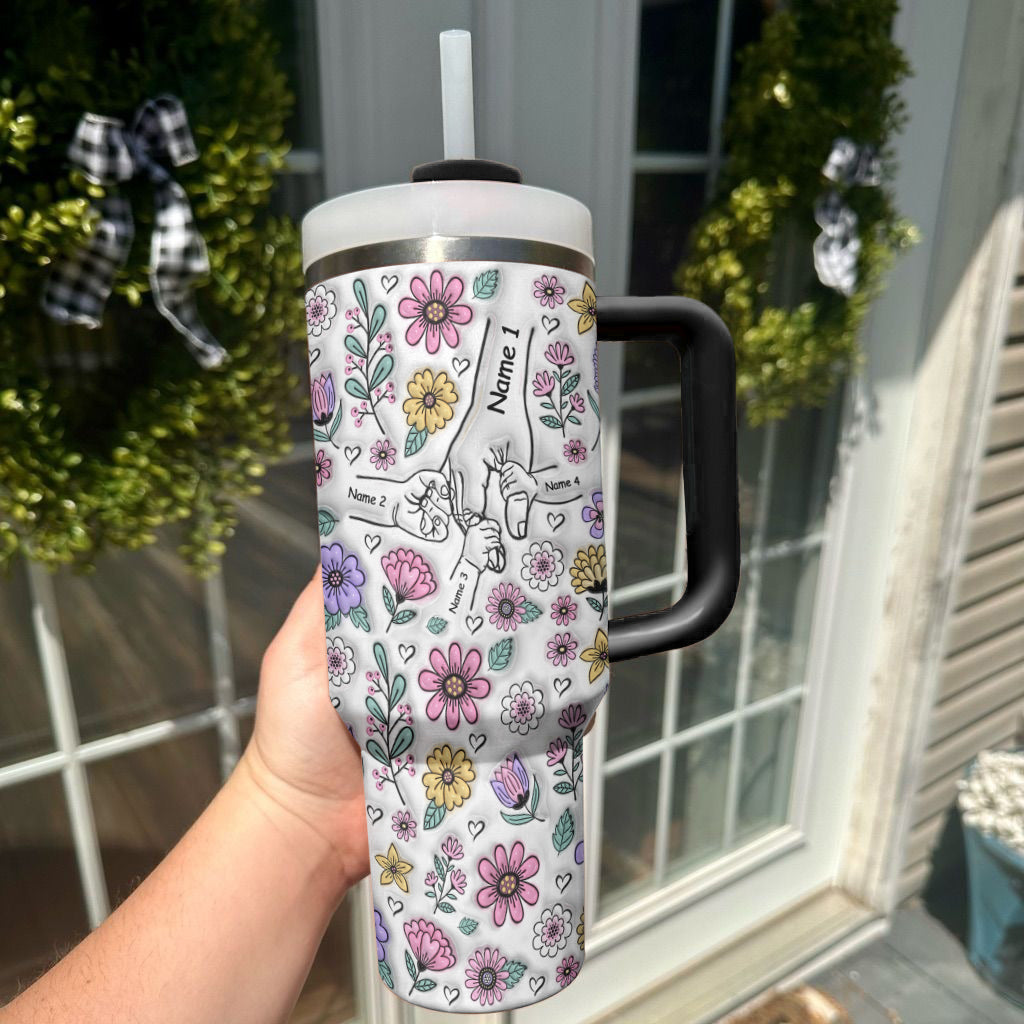 Spheregoods Personalized Tumbler Holding Hands