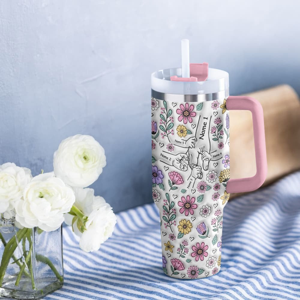 Spheregoods Personalized Tumbler Holding Hands