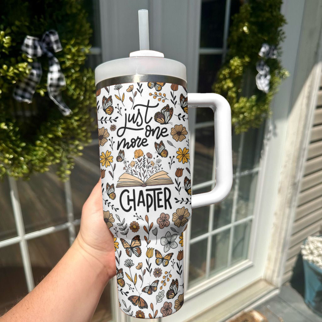 Spheregoods Tumbler Just One More Chapter