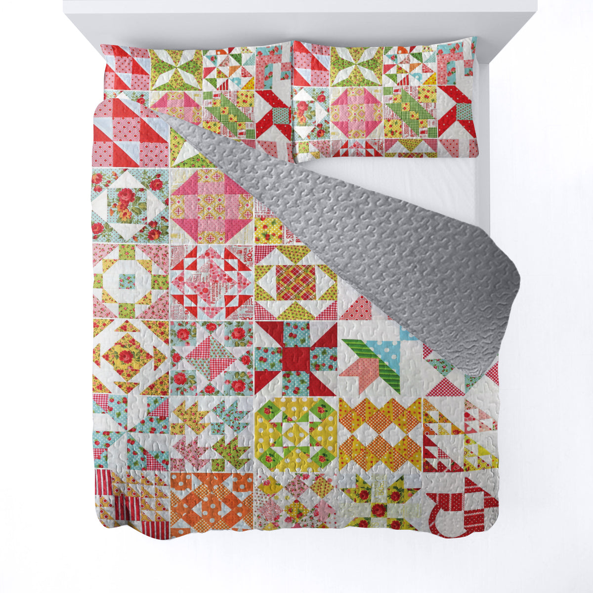 Spheregoods All Season Quilt 3-Piece Set Love you to the moon and back