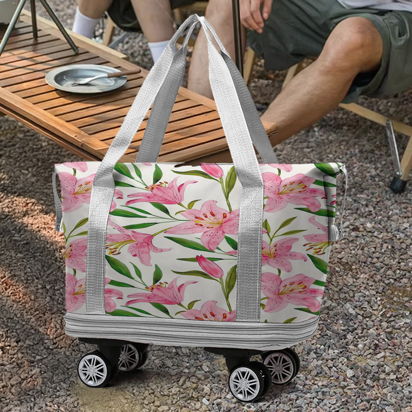 Spheregoods™ Luggage Bag Lily Roll