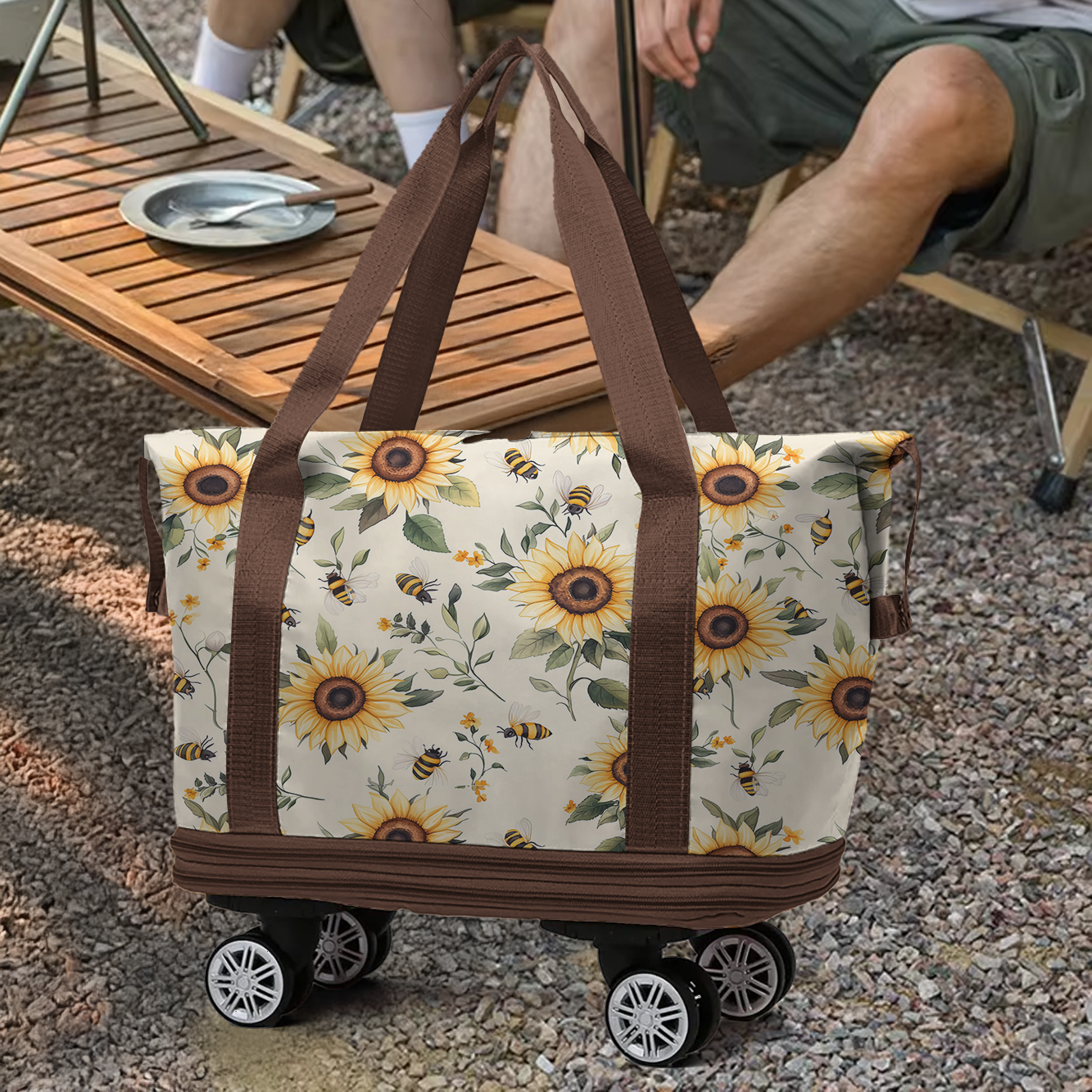 Spheregoods Luggage Bag Sunny Bee