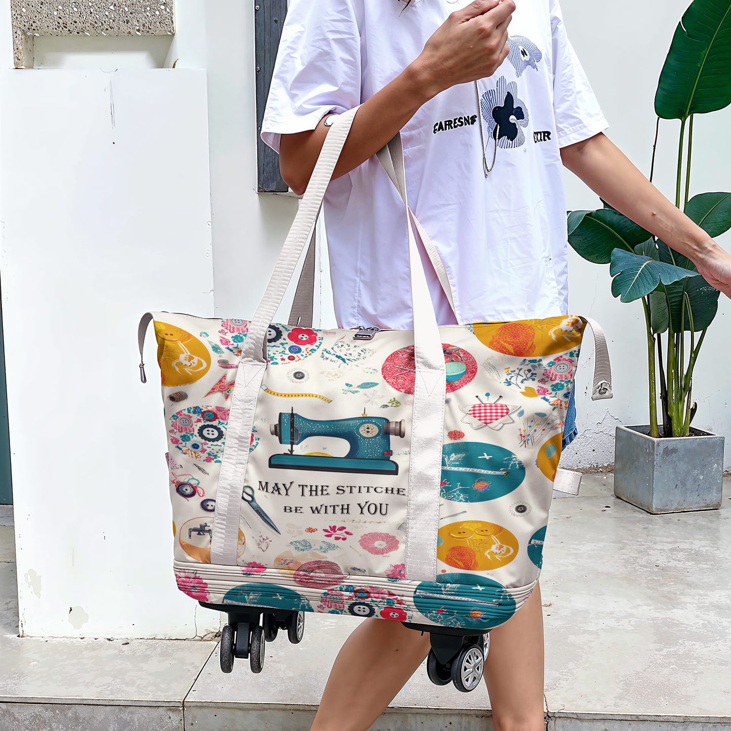 Spheregoods Luggage Bag Whispering Stitches
